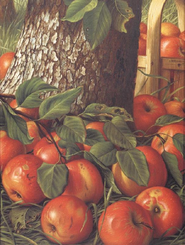 Prentice, Levi Wells Apples Beneath a Tree France oil painting art